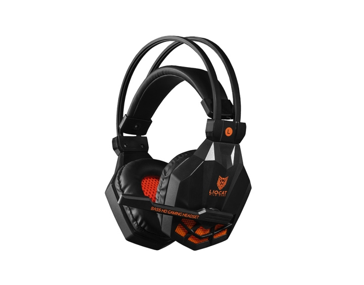 Liocat HP585C - spillhodesett, svart i gruppen Datautstyr / GAMING / Headset hos TP E-commerce Nordic AB (C61897)