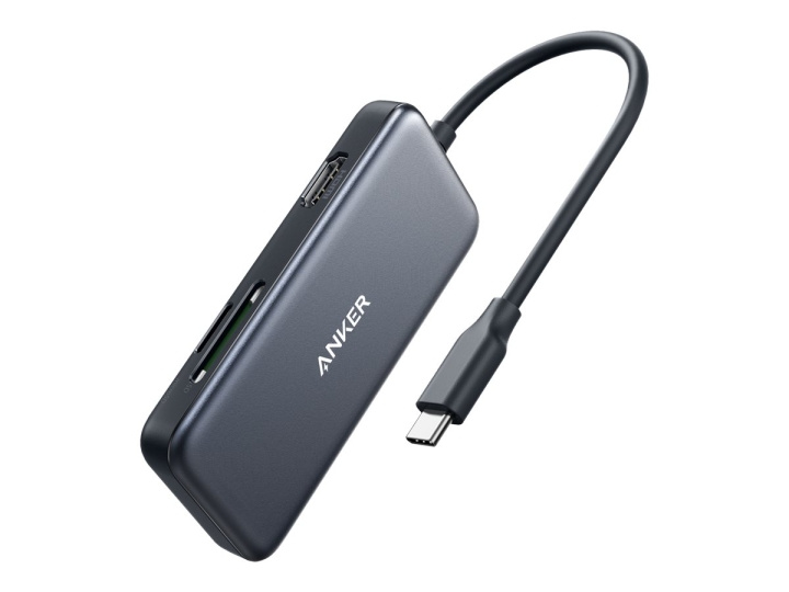 Anker USB C-hub/adapter-dokkingstasjon i gruppen Datautstyr / Bærbare datamaskiner og tilbehør / Dokkingstasjoner hos TP E-commerce Nordic AB (C61917)