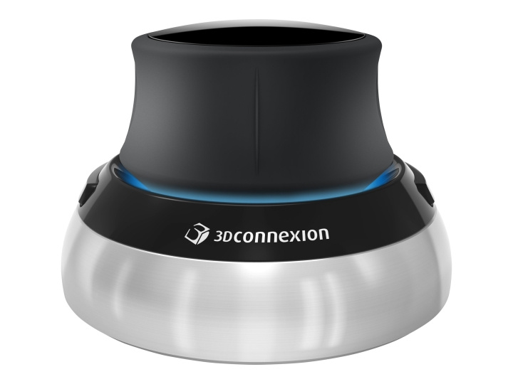 3Dconnexion SpaceMouse Compact-kabel svart sølv i gruppen Datautstyr / Mus & Tastatur / Mus / via kabel hos TP E-commerce Nordic AB (C61995)