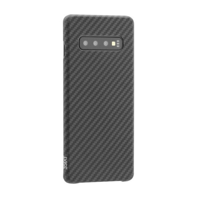 3SIXT Black Aramid Case - lämplig för Samsung Galaxy S10 i gruppen SMARTTELEFON & NETTBRETT / Mobilbeskyttelse / Samsung hos TP E-commerce Nordic AB (C62000)