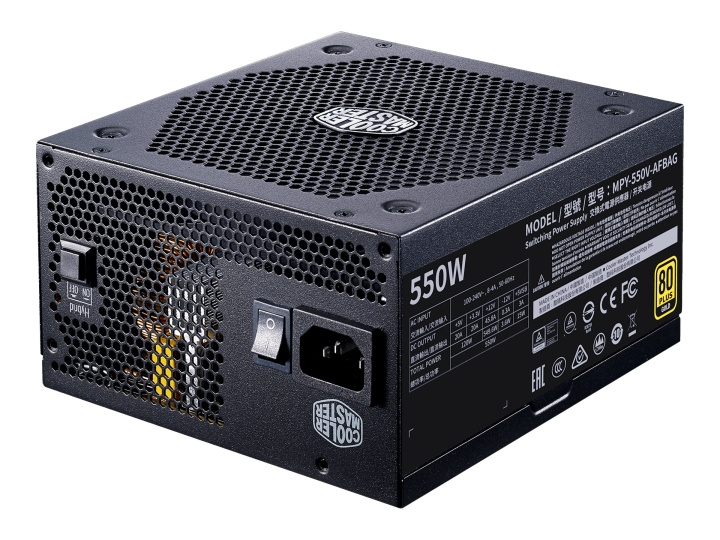 Cooler Master V Series V550 Gold - V2-strømforsyning 550 watt i gruppen Datautstyr / PC-Komponenter / Strømforsyning/PSU hos TP E-commerce Nordic AB (C62008)
