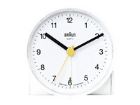 Braun BNC001 Alarm Clock White Analog i gruppen HJEM, HUS OG HAGE / Klokker & Teller / Vekkerklokker hos TP E-commerce Nordic AB (C62048)