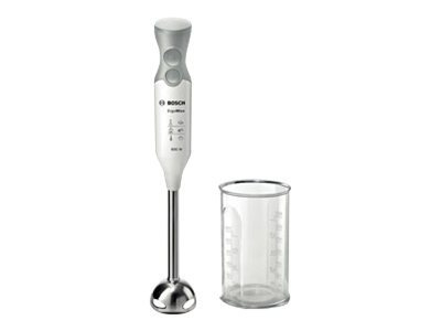 Bosch ErgoMixx MSM66110 Stavmikser Turbo-funksjon Hvit, grå i gruppen HJEM, HUS OG HAGE / Husholdningsapparater / Matprosessorer og kjøkkenassistenter / Miksere og blendere hos TP E-commerce Nordic AB (C62052)
