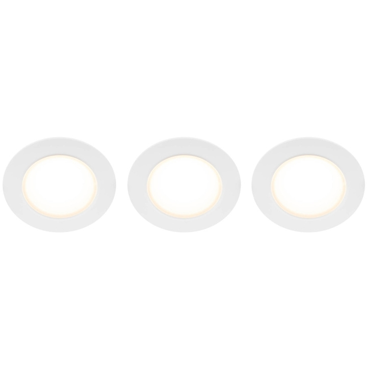 Llitt Doris 230V Dimbar downlight spotlight 3000K 400lm IP65 3-pack Vit i gruppen Elektronikk / Lys / Taklamper hos TP E-commerce Nordic AB (C62137)