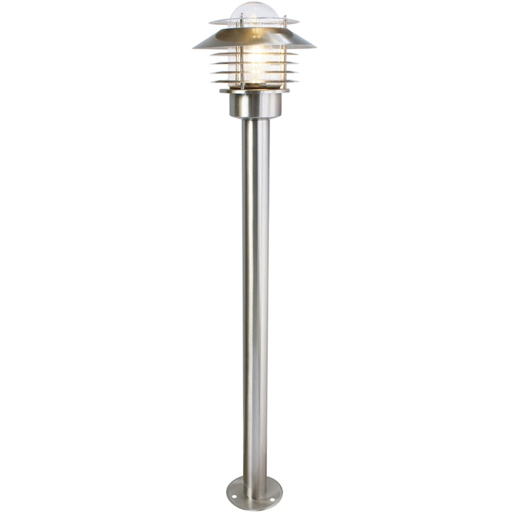 Llitt Stig Pullert Pollare 100cm E27-sokkel IP44 Aluminium i gruppen HJEM, HUS OG HAGE / El og belysning / Utendørsbelysning / Hagebelysning hos TP E-commerce Nordic AB (C62155)