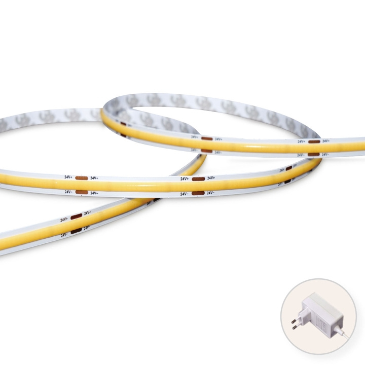 Llitt Ulrika Ledstrip kit COB-LED IP20 5m 3000K i gruppen Elektronikk / Lys / LED sløyfer hos TP E-commerce Nordic AB (C62162)