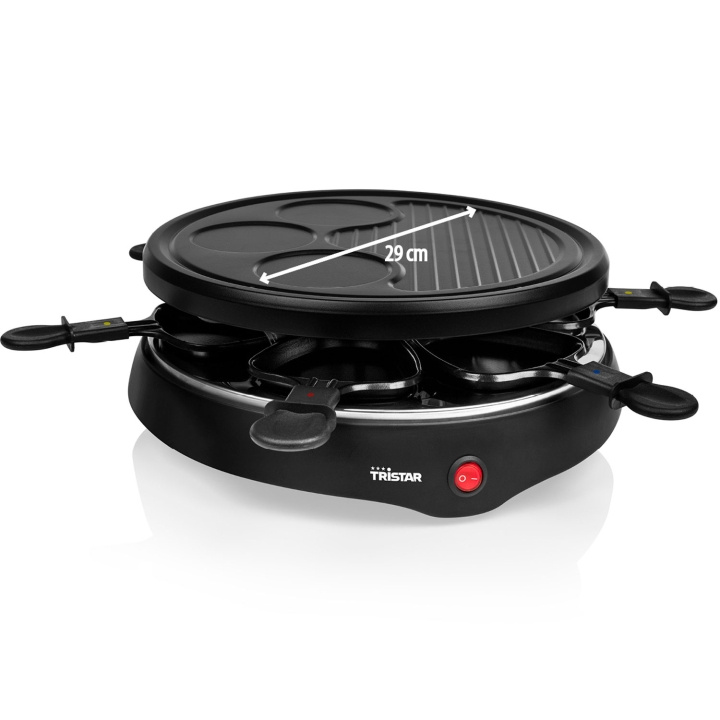 Tristar Raclette - 4 i 1 RA-2998 Opp til 6 personer i gruppen HJEM, HUS OG HAGE / Husholdningsapparater / Brødristere og toastjern / Bordgriller & Raclette hos TP E-commerce Nordic AB (C62189)