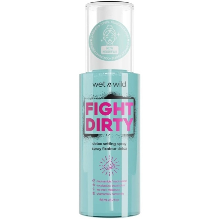 Wet n Wild Fight Dirty Clarifying Setting Spray 65 ml i gruppen HELSE OG SKJØNNHET / Makeup / Makeup ansikt / Setting Spray hos TP E-commerce Nordic AB (C62226)