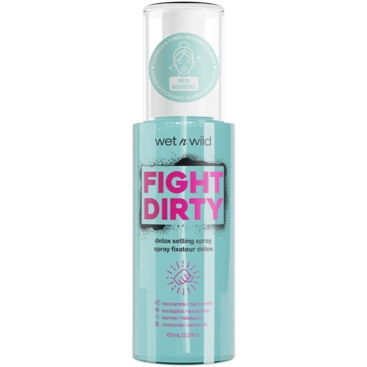 Wet n Wild Fight Dirty Clarifying Setting Spray 65ml i gruppen HELSE OG SKJØNNHET / Makeup / Makeup ansikt / Setting Spray hos TP E-commerce Nordic AB (C62226)