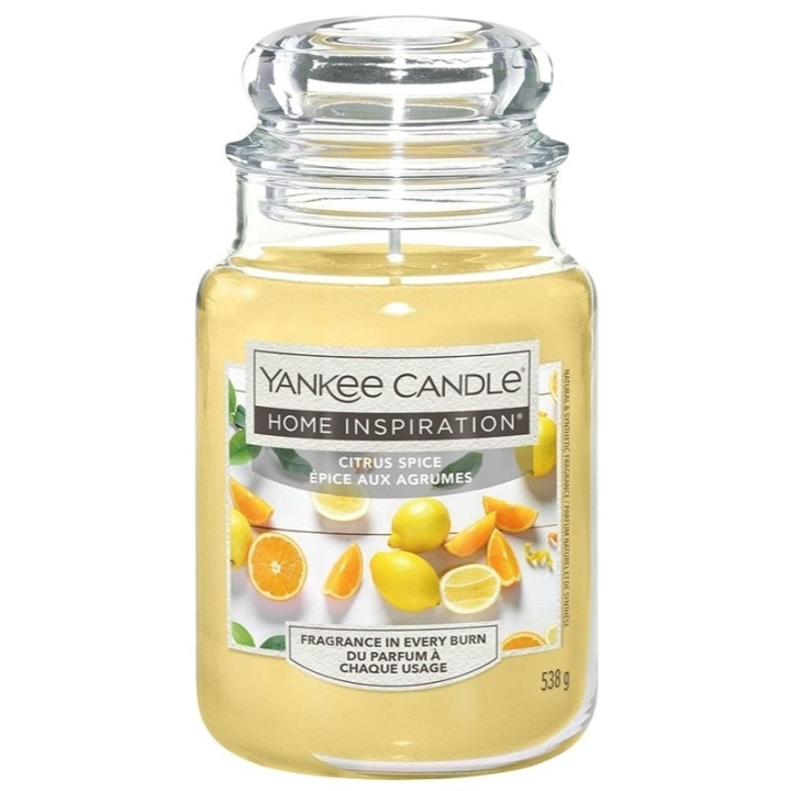 Yankee Candle Home Inspiration Large Citrus Spice 538g i gruppen HELSE OG SKJØNNHET / Duft og parfyme / Andre dufter / Duftlys hos TP E-commerce Nordic AB (C62256)