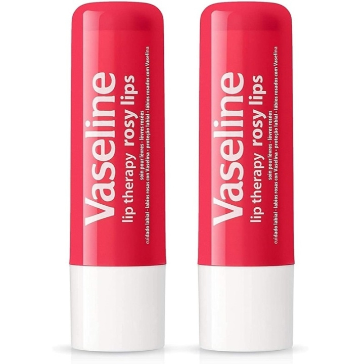 Vaseline Leppepleie Rosy Lips 2 x 4,8 g i gruppen HELSE OG SKJØNNHET / Makeup / Lepper / Leppepomade hos TP E-commerce Nordic AB (C62260)