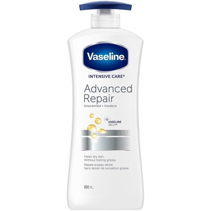 Vaseline Advanced Repair Body Lotion 600ml i gruppen HELSE OG SKJØNNHET / Hudpleie / Kroppspleie / Body lotion hos TP E-commerce Nordic AB (C62261)