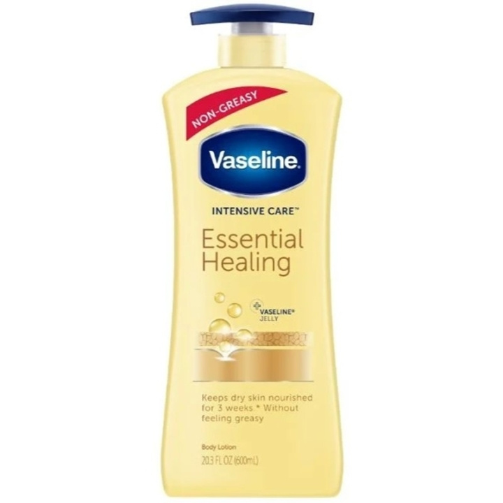 Vaseline Essential Healing Body Lotion 600ml i gruppen HELSE OG SKJØNNHET / Hudpleie / Kroppspleie / Body lotion hos TP E-commerce Nordic AB (C62263)