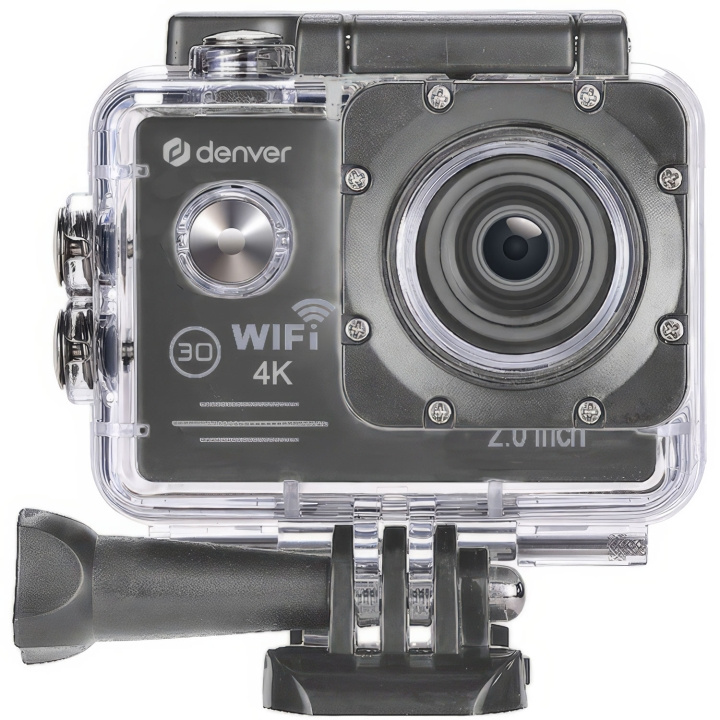 Denver ACK-8064 4K Action-kamera med Wi-Fi 8Mpixel 140° vidvinkel i gruppen SPORT, FRITID & HOBBY / Action kameraer og tilbehør / Action kameraer hos TP E-commerce Nordic AB (C62405)