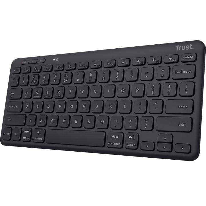 Trust Lyra Compact Wireless Keyboard - nordisk tastaturlayout i gruppen Datautstyr / Mus & Tastatur / Tastatur / Trådløs hos TP E-commerce Nordic AB (C62406)