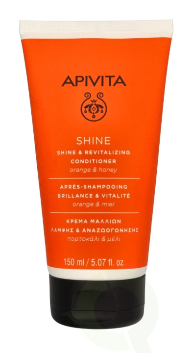 Apivita Shine & Revitalizing Conditioner 150 ml Appelsin & honning i gruppen HELSE OG SKJØNNHET / Hår & styling / Hårpleie / Balsam hos TP E-commerce Nordic AB (C62430)