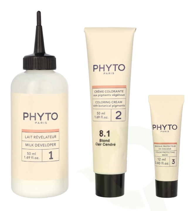 Phyto Phytocolor Permanent Color 112 ml 8.1 Blond Clair i gruppen HELSE OG SKJØNNHET / Hår & styling / Hårpleie / Hårfarge / Hårfarge & Fargebombe hos TP E-commerce Nordic AB (C62439)