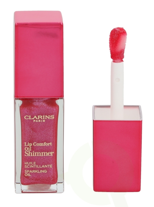 Clarins Lip Comfort Oil Shimmer 7 ml #04 Intense Pink Lady i gruppen HELSE OG SKJØNNHET / Makeup / Lepper / Leppestift hos TP E-commerce Nordic AB (C62479)