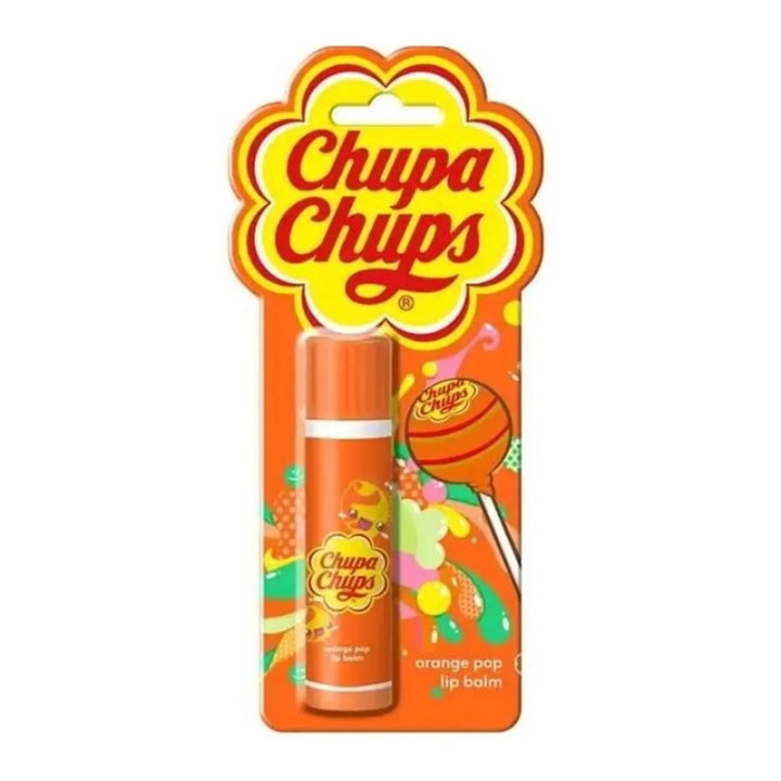 Lip Smacker Chupa Chups Lip Balm Juicy Orange i gruppen HELSE OG SKJØNNHET / Makeup / Lepper / Leppepomade hos TP E-commerce Nordic AB (C62485)