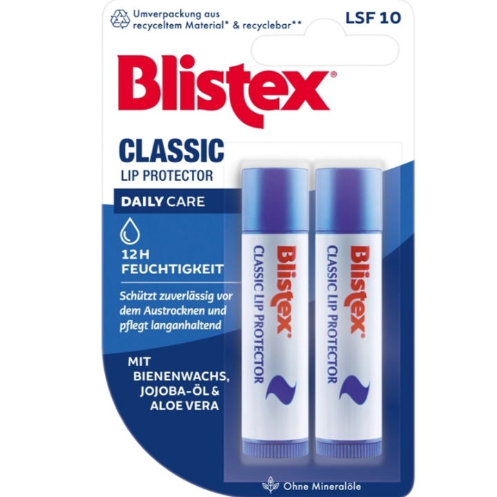 Blistex Lip Balm Classic 2x4g i gruppen HELSE OG SKJØNNHET / Makeup / Lepper / Leppepomade hos TP E-commerce Nordic AB (C62486)