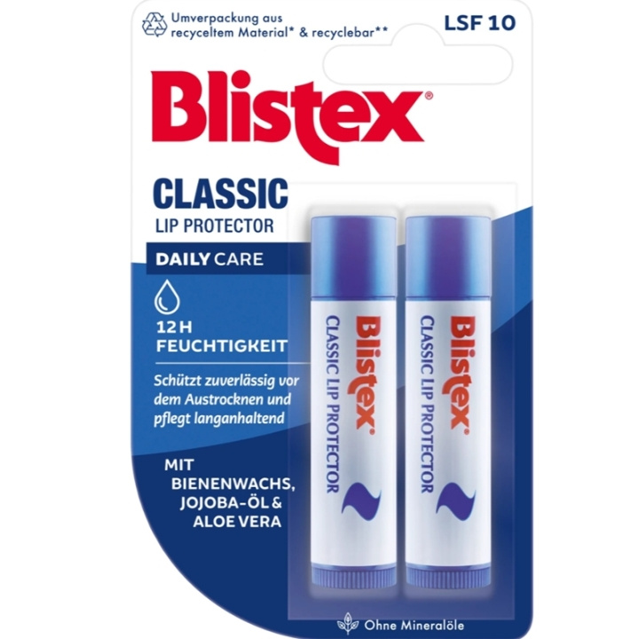 Blistex Leppepomade Classic 2x4g i gruppen HELSE OG SKJØNNHET / Makeup / Lepper / Leppepomade hos TP E-commerce Nordic AB (C62486)