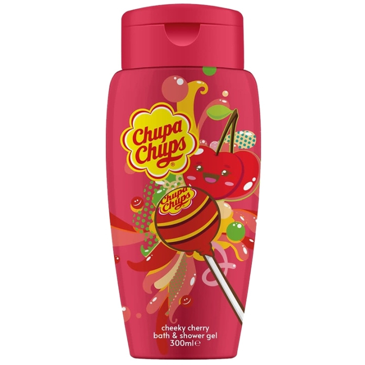 Chupa Chups Bath & Body Wash Cheeky Cherry 300ml i gruppen HELSE OG SKJØNNHET / Hudpleie / Kroppspleie / Bad- og dusjkrem hos TP E-commerce Nordic AB (C62488)