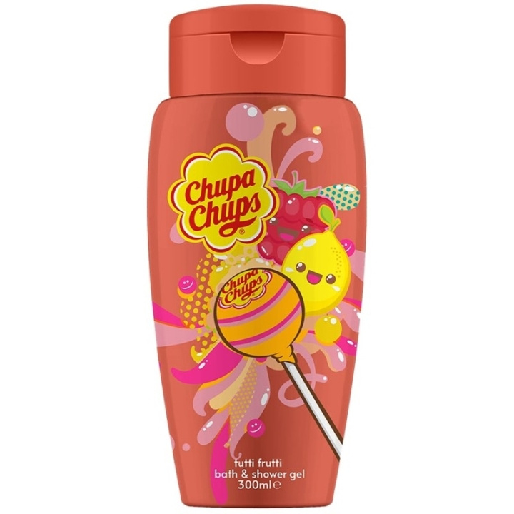 Chupa Chups Tutti Frutti Bath & Body Wash 300 ml i gruppen HELSE OG SKJØNNHET / Hudpleie / Kroppspleie / Bad- og dusjkrem hos TP E-commerce Nordic AB (C62489)
