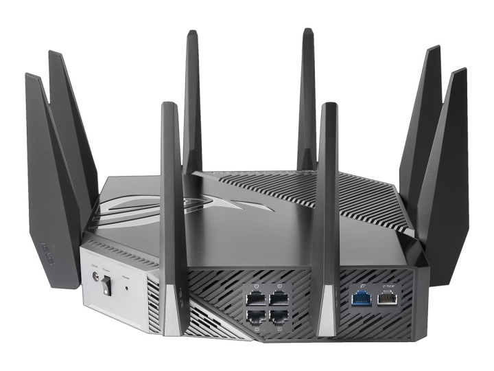 Asus ROG Rapture GT-AXE11000 trådløs ruter - skrivebord i gruppen Datautstyr / Nettverk / Routere hos TP E-commerce Nordic AB (C62497)