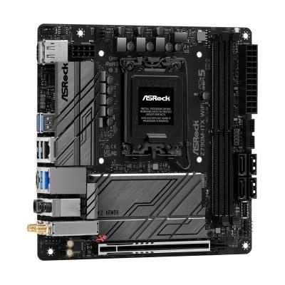 ASROCK Z790M-ITX WiFi Intel LGA 1700 Mini-ITX-hovedkort i gruppen Datautstyr / PC-Komponenter / Hovedkort hos TP E-commerce Nordic AB (C62527)