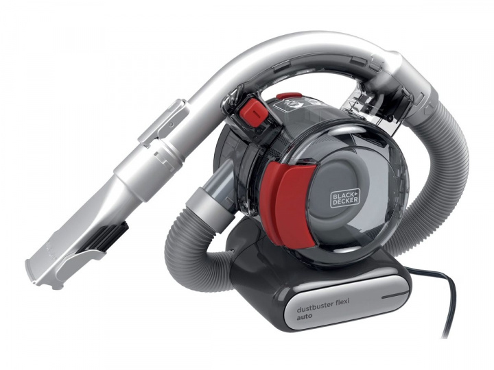 Black+Decker DustBuster Flexi Auto PD1200AV Håndstøvsuger 12,5W 0,56 liter Rød/Grå i gruppen HJEM, HUS OG HAGE / Rengjøringsprodukter / Støvsugere og tilbehør / Håndstøvsugere hos TP E-commerce Nordic AB (C62597)