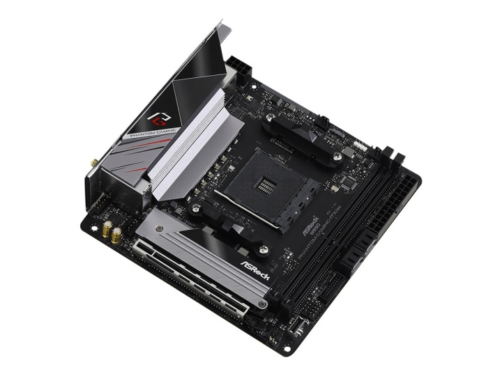 ASRock B550 Phantom Gaming-ITX/ax Mini ITX AM4 AMD B550 i gruppen Datautstyr / PC-Komponenter / Hovedkort hos TP E-commerce Nordic AB (C62628)