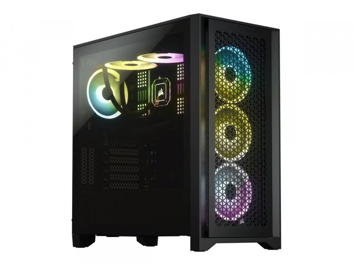 Corsair 4000D AIRFLOW Tower ATX uten strømforsyning Svart i gruppen Datautstyr / PC-Komponenter / Chassis hos TP E-commerce Nordic AB (C62634)