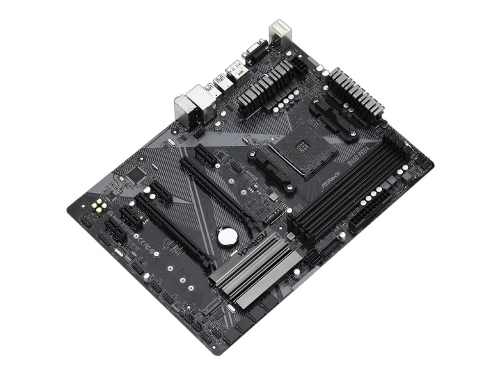 ASRock B450 Pro4 R2.0 ATX AM4 AMD B450 i gruppen Datautstyr / PC-Komponenter / Hovedkort hos TP E-commerce Nordic AB (C62651)