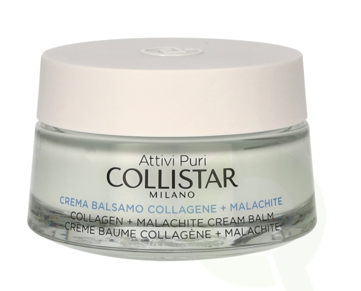 Collistar Attivi Puri Collagen + Malachite Cream Balm 50 ml i gruppen HELSE OG SKJØNNHET / Hudpleie / Ansikt / Dagkrem hos TP E-commerce Nordic AB (C62888)