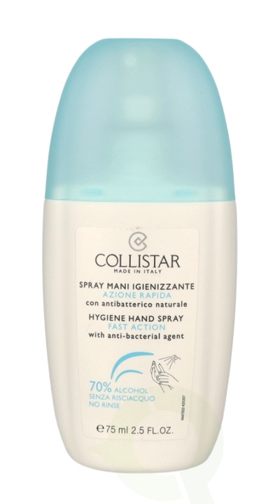 Collistar Hygiene Hand Spray 75 ml i gruppen HELSE OG SKJØNNHET / Helsepleie / Hånddesinfeksjon hos TP E-commerce Nordic AB (C62951)