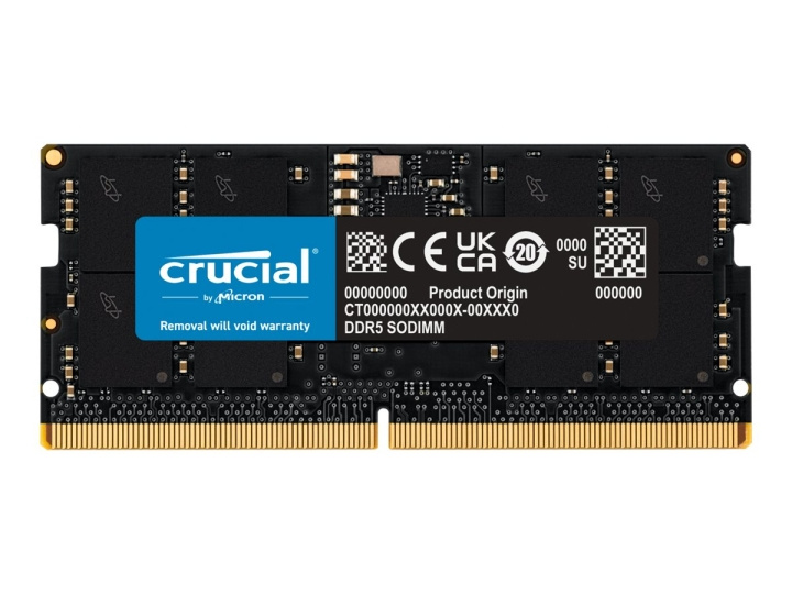 Crucial DDR5 16GB 4800MHz CL40 Non-ECC SO-DIMM 262-PIN i gruppen Datautstyr / PC-Komponenter / RAM-minner / DDR5 hos TP E-commerce Nordic AB (C63023)