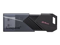 Kingston DataTraveler Onyx 64GB USB 3.2 Gen 1 Svart i gruppen Elektronikk / Lagringsmedia / USB-Pinner / USB 3.2 hos TP E-commerce Nordic AB (C63064)