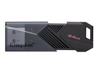 Kingston DataTraveler Onyx 64 GB USB 3.2 Gen 1 svart i gruppen Elektronikk / Lagringsmedia / USB-Pinner / USB 3.2 hos TP E-commerce Nordic AB (C63064)
