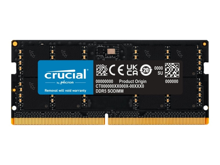 Crucial DDR5 32GB 5600MHz CL46 Non-ECC SO-DIMM 262-PIN i gruppen Datautstyr / PC-Komponenter / RAM-minner / DDR5 hos TP E-commerce Nordic AB (C63071)