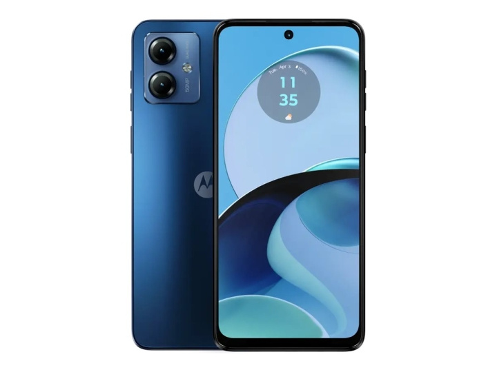 Motorola Moto G14 6.5 128GB Himmelblå i gruppen SMARTTELEFON & NETTBRETT / Mobiltelefoner & smartphones hos TP E-commerce Nordic AB (C63072)