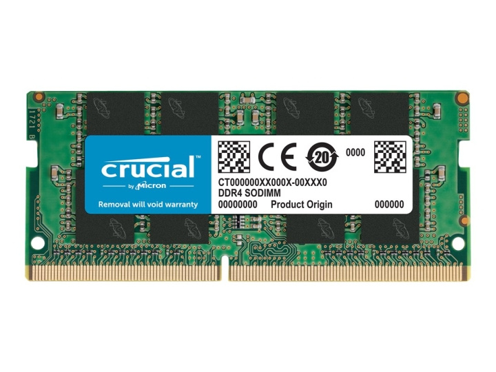 Crucial DDR4 16 GB 3200 MHz CL22 CL22 ikke-ECC SO-DIMM 260-PIN i gruppen Datautstyr / PC-Komponenter / RAM-minner / DDR4 SoDimm hos TP E-commerce Nordic AB (C63146)