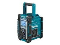 Makita DMR301 Radio för arbetsplatser Svart Blå i gruppen Elektronikk / Lyd & Bilde / Hjemmekino, HiFi og bærbar / Radio & Vekkerklokker / Radio hos TP E-commerce Nordic AB (C63150)