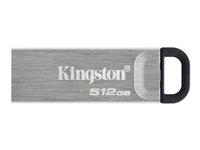 Kingston DataTraveler Kyson 512 GB USB 3.2 Gen 1 sølv i gruppen Elektronikk / Lagringsmedia / USB-Pinner / USB 3.2 hos TP E-commerce Nordic AB (C63187)