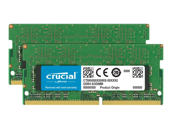 Crucial DDR4 16GB kit 2666MHz CL19 Non-ECC SO-DIMM 260-PIN i gruppen Datautstyr / PC-Komponenter / RAM-minner / DDR4 SoDimm hos TP E-commerce Nordic AB (C63236)