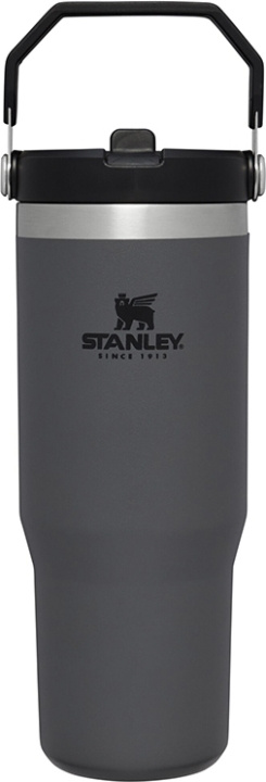 Stanley The IceFlow Flip Straw Tumbler thermos flask, charcoal, 890 ml i gruppen SPORT, FRITID & HOBBY / Friluftsliv / Termoser og flasker hos TP E-commerce Nordic AB (C63355)