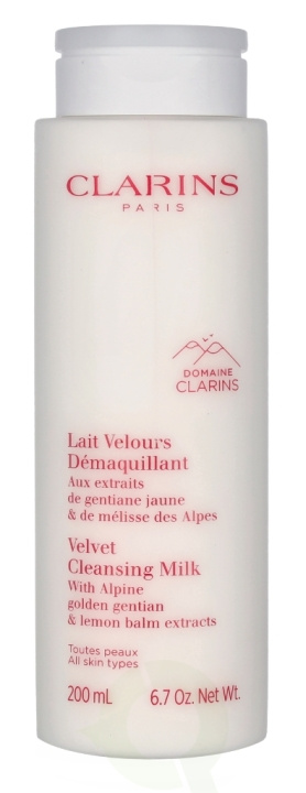 Clarins Velvet Cleansing Milk 200 ml i gruppen HELSE OG SKJØNNHET / Hudpleie / Ansikt / Rengjøring hos TP E-commerce Nordic AB (C63445)