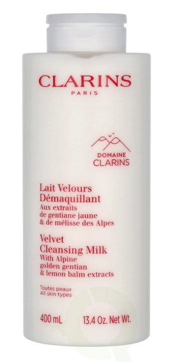 Clarins Velvet Cleansing Milk 400 ml i gruppen HELSE OG SKJØNNHET / Hudpleie / Ansikt / Rengjøring hos TP E-commerce Nordic AB (C63446)