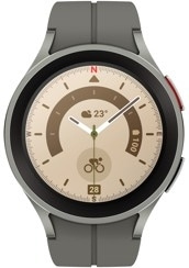 Samsung Galaxy Watch 5 Pro 45 mm - grå titan i gruppen SPORT, FRITID & HOBBY / Smartwatch og Aktivitetsmålere / Smartwatches hos TP E-commerce Nordic AB (C63527)