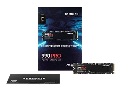 Samsung 990 PRO Solid state-drive MZ-V9P1T0BW 1TB M.2 PCI Express 4.0 x4 (NVMe) i gruppen Datautstyr / PC-Komponenter / Harddisker / SSD hos TP E-commerce Nordic AB (C63531)