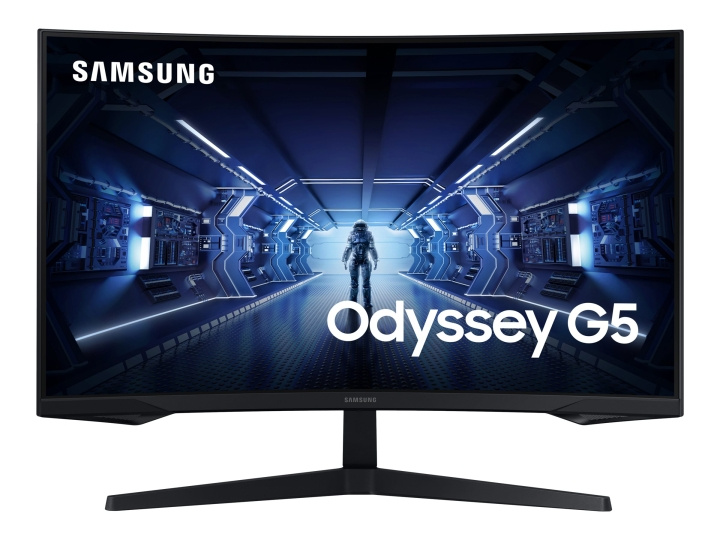 Samsung Odyssey G5 C27G55TQBU 27 2560 x 1440 (2K) HDMI DisplayPort 144Hz i gruppen Datautstyr / Dataskjerm / Dataskjermer hos TP E-commerce Nordic AB (C63544)